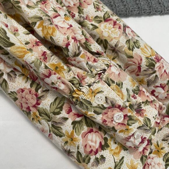 Frontier Classic Floral Print Western Top Womens Size Medium Cowgirl Yellowstone - Picture 7 of 7